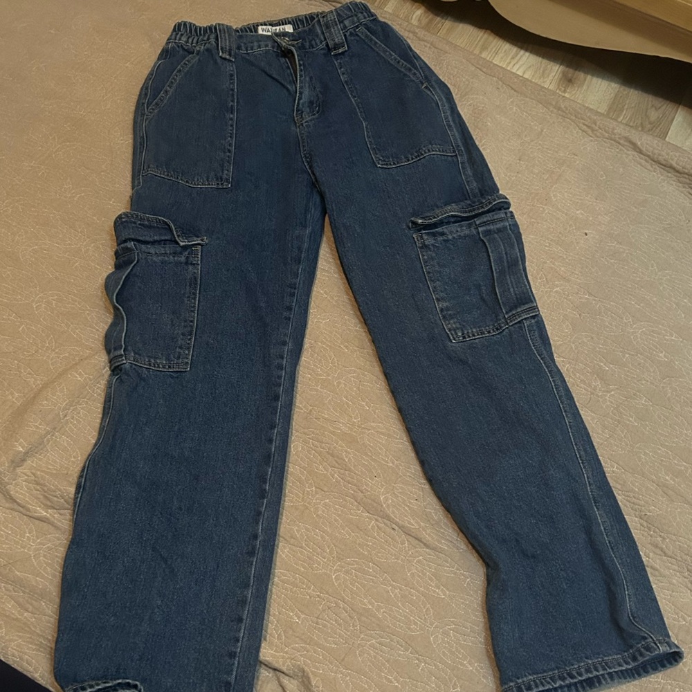 WAX JEANS collection Blue Cargo Jeans